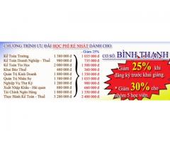 Khai giảng các khóa học kế toán tại Bình Thạnh Giảm 30% học phí