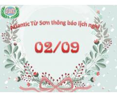 Nghỉ lễ Quốc khánh 2-9 tại Atlantic Từ Sơn