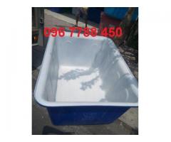 Bán thùng nhựa chữ nhật nuôi cá giá rẻ toàn quốc.