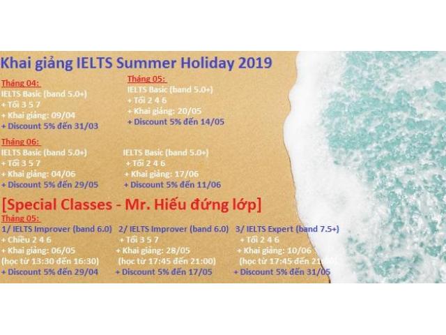Khai giảng khóa IELTS Summer 2019 tại CET gò vấp Thầy Hiếu