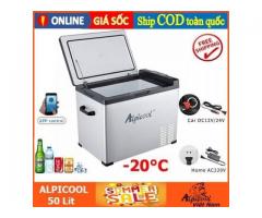 Tủ lạnh ô tô Alpicool làm mát siêu nhanh