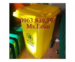 Địa chỉ cung cấp thùng rác công cộng 120L - 240L rẻ HCM./ 0963.839.593 Ms.Loan