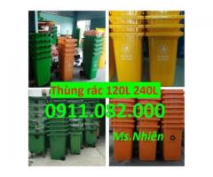 Mua bán thùng rác 120 lít 240 lít giá rẻ tại đồng tháp - lh 0911082000