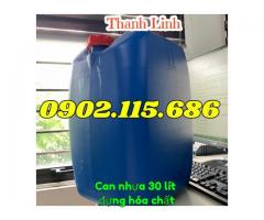 Can nhựa 30 lít, can hóa chất,