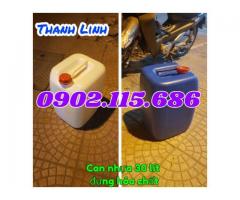 Can nhựa 30 lít, can hóa chất,