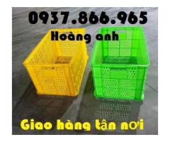Giá sọt nhựa có bánh xe