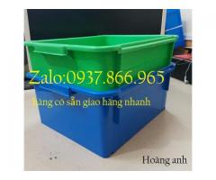 Thùng nhựa đặc dùng trong nhà máy