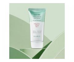 Kem chống nắng Lô Hội dưỡng da, nâng tone DABO Aloe Vera Tone-up Base Sun Cream
