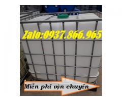 Giá bồn nhựa 1000l có khung thép