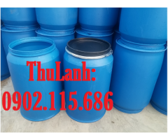 Thùng phuy nhựa 30,50,100,150,200,220 lít nắp mở