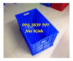 Sóng bít 5 bánh xe, thùng nhựa đặc 5 bánh xe đựng hàng - 096 3839 597 Ms Kính