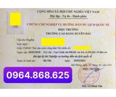 chứng chỉ nghiệp vụ hướng dẫn viên, điều hành tour du lịch cấp tốc 0979868612