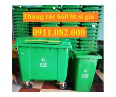 Giá rẻ thùng rác tại vĩnh long, cung cấp thùng rác 120l 240l 660l giá thấp-lh 0911082000