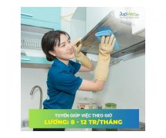 TUYỂN 100 NHÂN VIÊN GIÚP VIỆC GIA ĐÌNH THEO GIỜ THEO CA