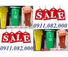 Chuyên sỉ thùng rác giá rẻ tại kiên giang- thùng rác 120l 240l- lh 0911082000