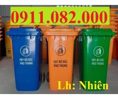 Chuyên sỉ thùng rác giá rẻ tại kiên giang- thùng rác 120l 240l- lh 0911082000