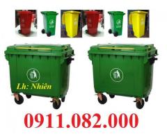 Chuyên sỉ thùng rác giá rẻ tại kiên giang- thùng rác 120l 240l- lh 0911082000