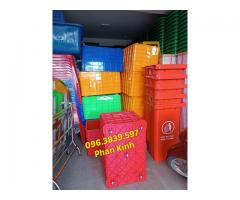SÓNG BÍT 5 BÁNH XE, Kho sỉ thùng nhựa đặc
