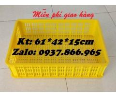 Sóng nhựa hở, sọt cao 15