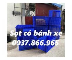 Sọt có 5 bánh xe, sọt chở hàng