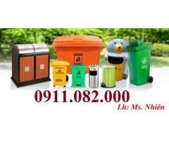 Thùng rác 120 lít 240 lít giảm 30% giá khuyến mãi- thùng rác y tế, thùng rác nắp kín- lh 0911082000