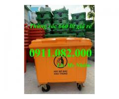 Thùng rác 120 lít 240 lít giảm 30% giá khuyến mãi- thùng rác y tế, thùng rác nắp kín- lh 0911082000