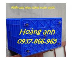 Rổ( sóng) nhựa 5 bánh xe