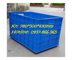 Rổ( sóng) nhựa 5 bánh xe