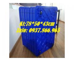 Rổ( sóng) nhựa 5 bánh xe