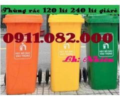 Giảm giá thùng rác nhựa- giá rẻ thùng rác 120l 240l, thùng rác y tế- lh 0911082000