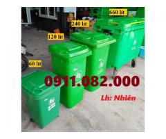 Sỉ lẻ thùng rác đạp chân, thùng rác 120l 240l giá rẻ tại vĩnh long- lh 0911082000