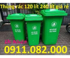 Giá sỉ thùng rác nhựa chất lượng ưu đãi tại an giang- Thùng rác 660L giá rẻ- lh 0911082000