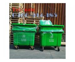 Thùng rác 660 lít nhựa HDPE giá rẻ đại lý sỉ kho thùng rác