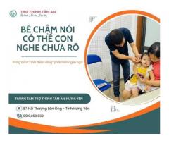 Bé chậm nói – có thể con nghe chưa rõ