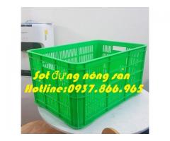 Sọt nhựa công nghiệp, sọt nhựa rỗng