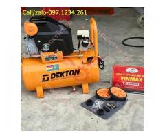Máy nén khí thương hiệu lớn Dekton 5Hp 50L DK50LT không dầu giá rẻ