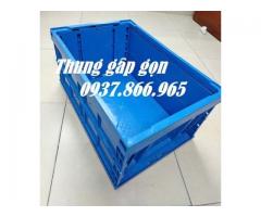 Thùng nhựa gấp gọn, thùng nhựa đặc gấp được, bán thùng nhựa gấp gọn tại Hà Nội