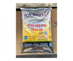 ROTAMIN Khoáng trộn khoáng tạt ngừa cong thân đục cơ cho tôm