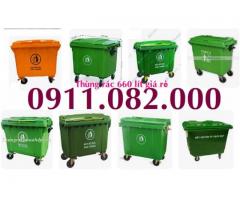 Thùng rác sỉ lẻ giá tốt hàng chất lượng- thùng rác 120l 240l màu sắc đa dạng- lh 0911082000