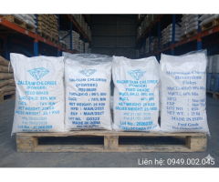 CaCl₂·2H₂O & MgCl₂·6H₂O Trung Quốc, Ấn Độ – Hóa Chất Bổ Sung Khoáng, Bao 25kg